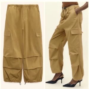 Zara Parachute Cargo Pants